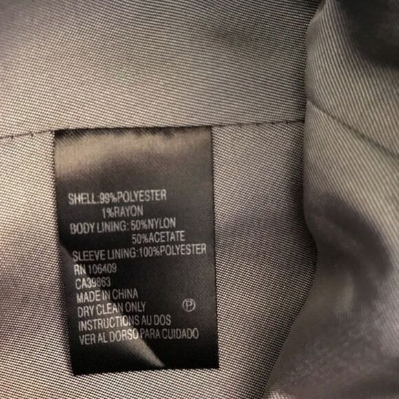 Tahari Pin Striped Blazer Sz 10 Petite Women’s - Picture 6 of 6